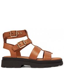 Sandały Clarks brązowe damskie 