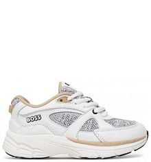 Sneakersy BOSS białe dziecięce 