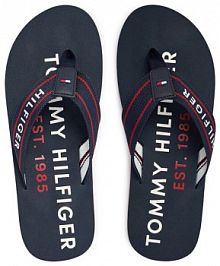 Japonki Tommy Hilfiger granatowe męskie 
