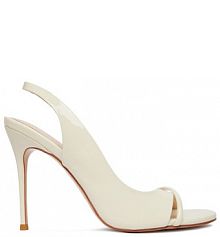 Sandały na szpilce Eva Minge kremowe 