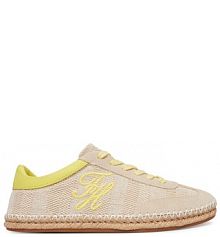 Espadryle Tommy Hilfiger beżowe damskie 