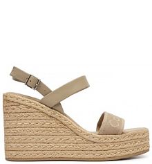 Espadryle Calvin Klein beżowe damskie 