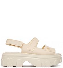 Sandały na koturnie Melissa beżowe 