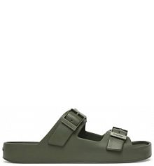 Klapki Calvin Klein zielone męskie 