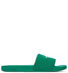 Klapki Calvin Klein zielone męskie 