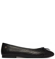 Baleriny Tommy Hilfiger czarne damskie 