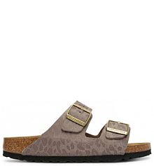 Klapki Birkenstock beżowe damskie 