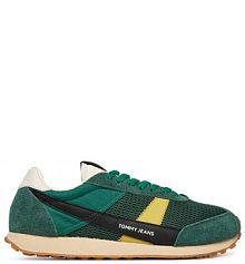 Sneakersy Tommy Jeans zielone męskie 
