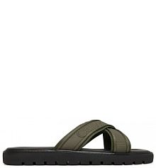 Klapki Calvin Klein zielone męskie 