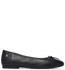 Baleriny Tommy Hilfiger czarne damskie 
