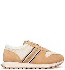 Sneakersy Armani Exchange beżowe damskie 