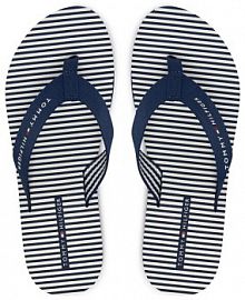 Japonki Tommy Hilfiger granatowe damskie 