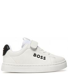 Sneakersy BOSS białe dziecięce 