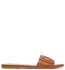 Klapki Liu Jo brązowe damskie 