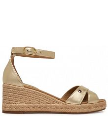 Espadryle Tommy Hilfiger złote damskie 