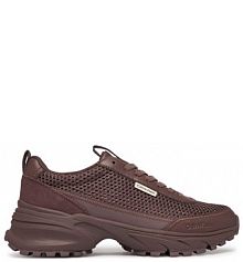 Sneakersy Calvin Klein brązowe damskie 