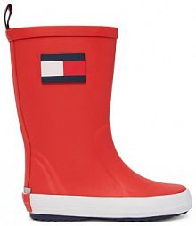 Kalosze Tommy Hilfiger czerwone dziecięce 