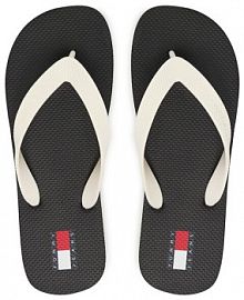 Japonki Tommy Jeans czarne damskie 