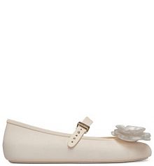 Baleriny Melissa beżowe damskie 