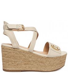 Espadryle Liu Jo kremowe damskie 