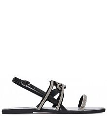 Sandały KARL LAGERFELD czarne damskie 