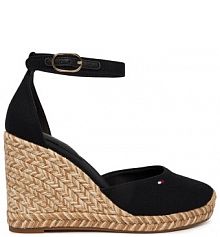 Espadryle Tommy Hilfiger czarne damskie 