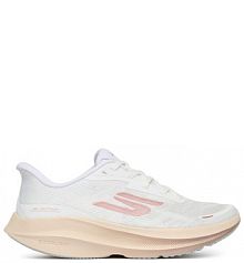 Buty do biegania na asfalt Skechers białe damskie 