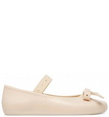 Baleriny Melissa beżowe damskie 