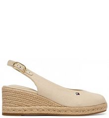 Espadryle Tommy Hilfiger beżowe damskie 