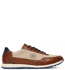 Sneakersy Bugatti brązowe męskie 