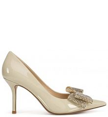 Szpilki Eva Minge beżowe 