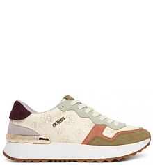 Sneakersy Guess kremowe damskie 