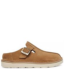 Klapki Clarks brązowe damskie 