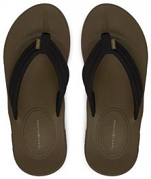 Japonki Tommy Hilfiger czarne męskie 