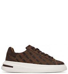 Sneakersy Guess brązowe męskie 
