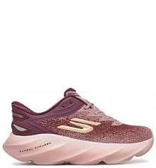 Buty do biegania na asfalt Skechers bordowy damskie 