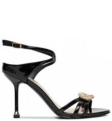 Sandały na szpilce Liu Jo czarne 