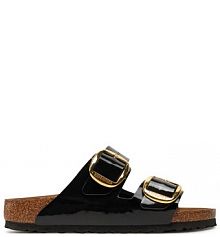 Klapki Birkenstock czarne damskie 