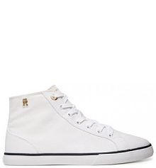 Trampki wysokie Tommy Hilfiger białe damskie 