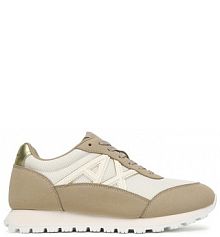 Sneakersy Armani Exchange beżowe damskie 