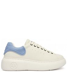 Sneakersy Armani Exchange białe damskie 