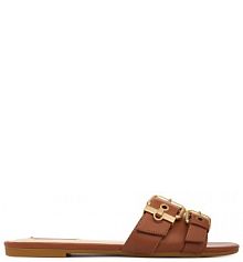 Klapki Liu Jo brązowe damskie 