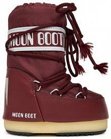 Śniegowce Moon Boot bordowy dziecięce 
