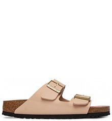 Klapki Birkenstock beżowe damskie 