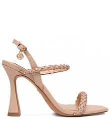 Sandały na szpilce Nine West różowe 