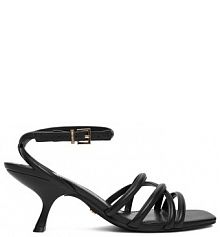 Sandały na szpilce GINO ROSSI czarne 