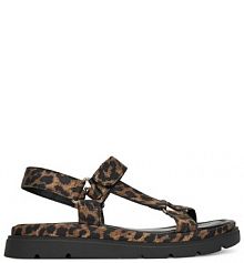 Sandały na koturnie Tamaris brązowe 