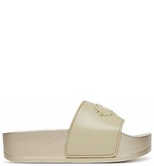 Klapki Liu Jo złote damskie 