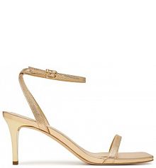 Sandały na szpilce MICHAEL Michael Kors złote 