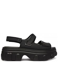 Sandały na koturnie Melissa czarne 